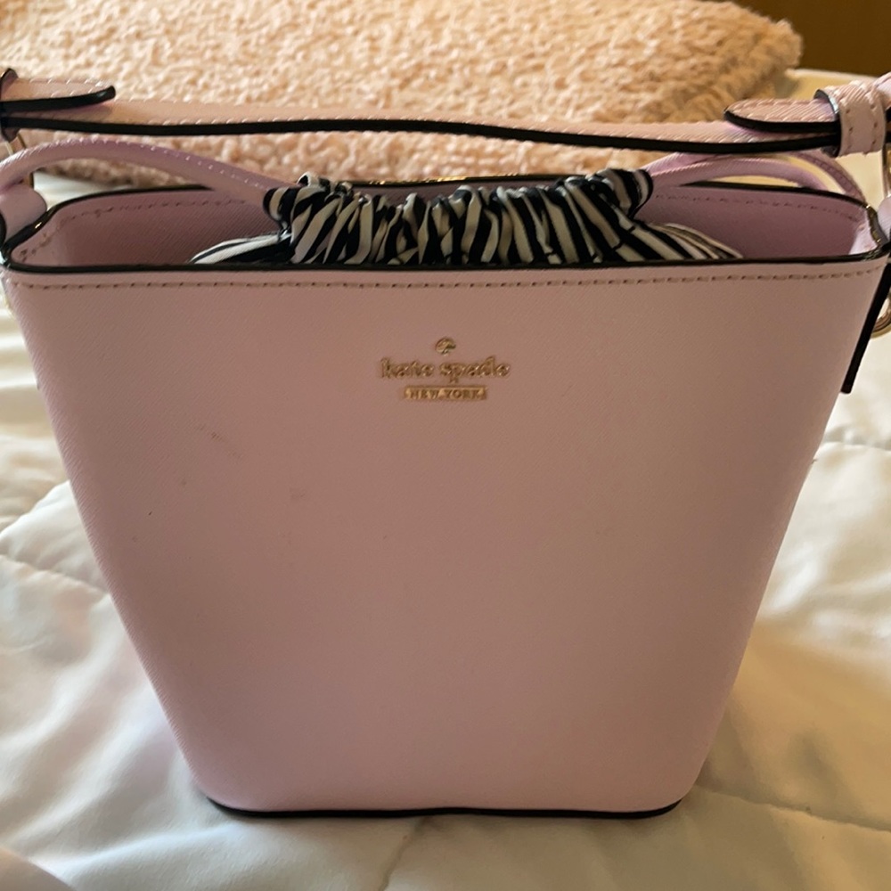 Kate spade light pink bucket bag